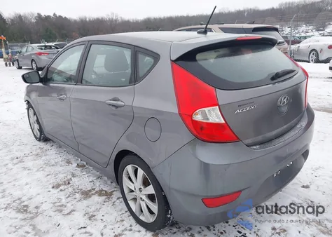 2014 Hyundai Accent Se from USA, damaged, VIN KMHCU5AE6EU196028